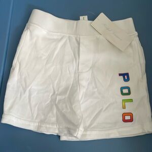 🎈Polo Ralph Lauren baby Boys White POLO Shorts NWT